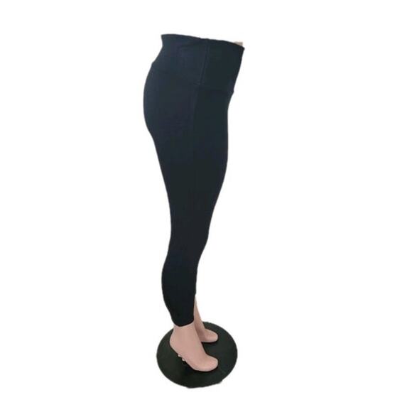 Spanx‎ Ponte Ankle Leggings Women's Size Medium Petite Black Slimming Shaping - Picture 10 of 13